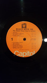 The Beach Boys : Beach Boys '69: The Beach Boys Live In London (LP, Album, RE, Win)