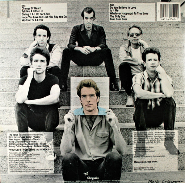 Huey Lewis And The News* : Picture This (LP, Album, RE, Pit)