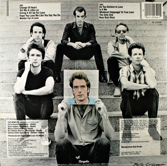 Huey Lewis And The News* : Picture This (LP, Album, RE, Pit)