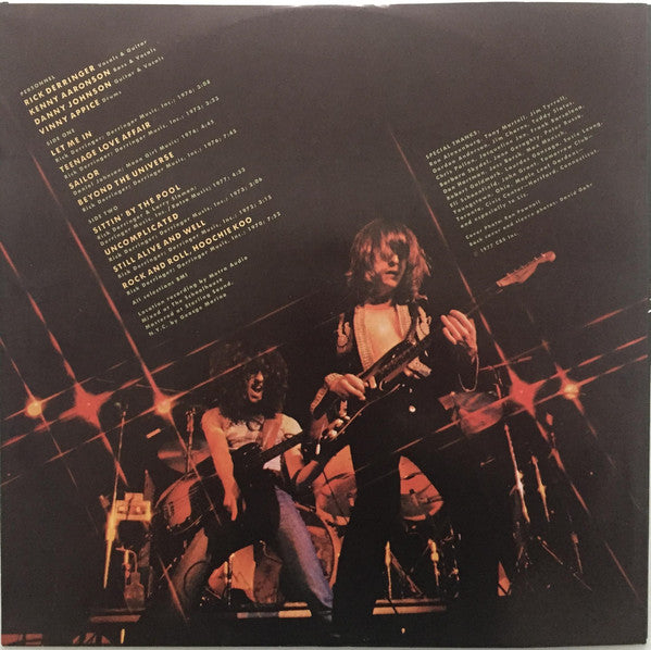Derringer (2) : Live (LP, Album, Pit)