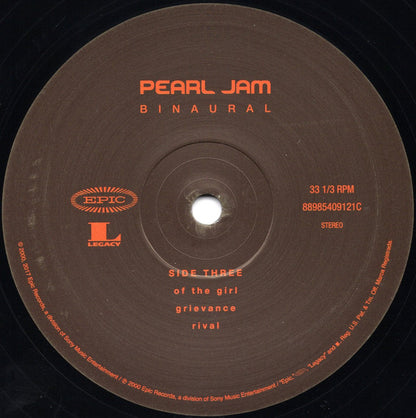Pearl Jam : Binaural (2xLP, Album, RE, RM)