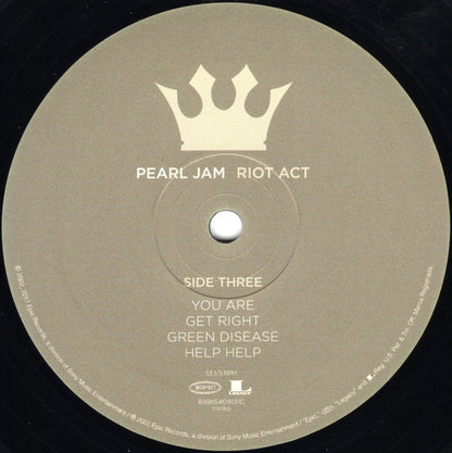 Pearl Jam : Riot Act (2xLP, Album, RE, RM)