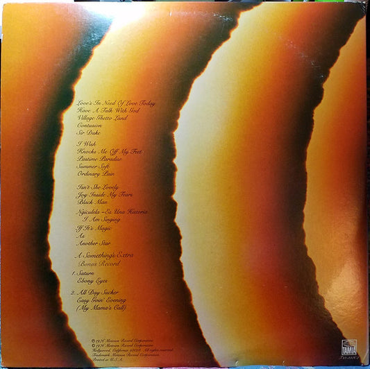 Stevie Wonder : Songs In The Key Of Life (2xLP, Album, Club, CRC + 7", EP, Club)