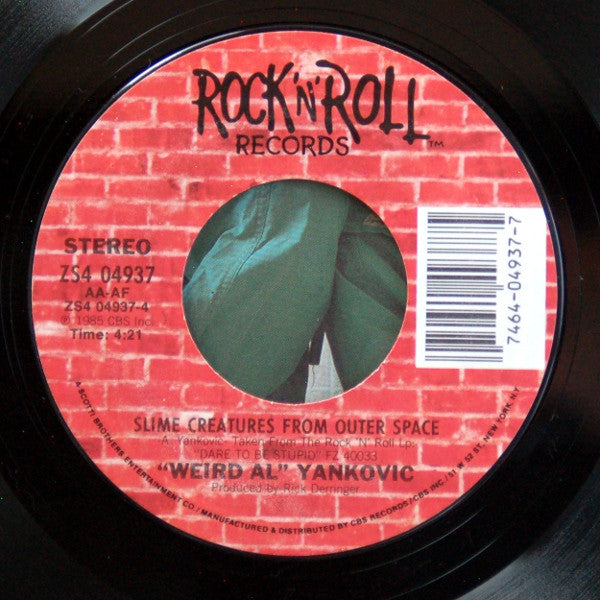 "Weird Al" Yankovic : Like A Surgeon (7", Single, Styrene, Car)