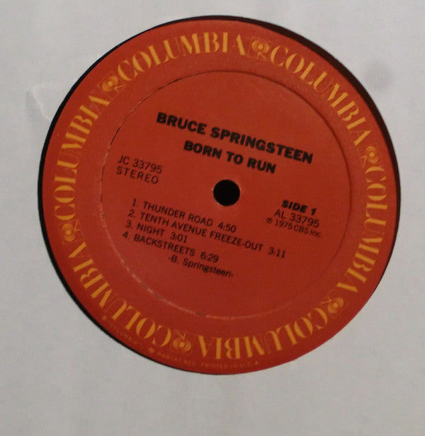 Bruce Springsteen : Born To Run (LP, Album, RE, Pit)