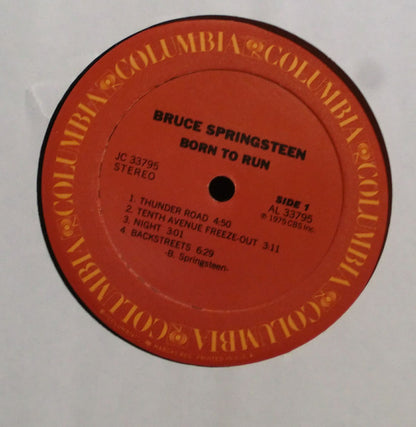 Bruce Springsteen : Born To Run (LP, Album, RE, Pit)