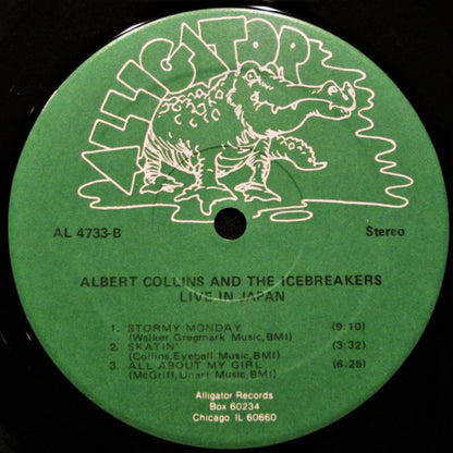 Albert Collins And The Icebreakers : Live In Japan (LP, Album, Hub)