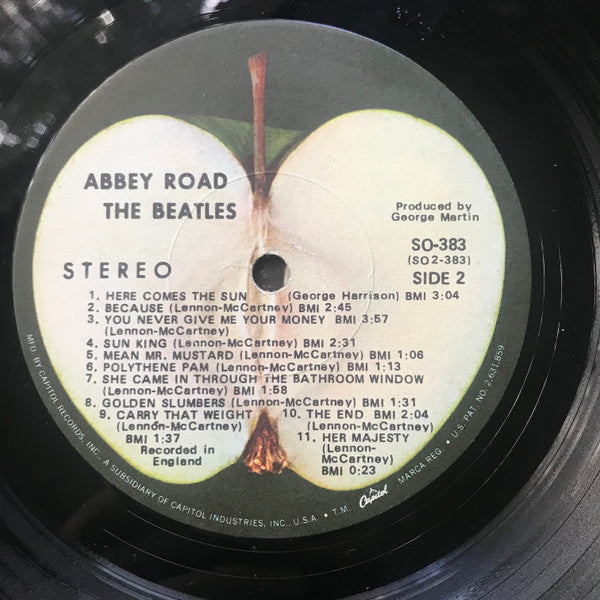 The Beatles : Abbey Road (LP, Album, RP, LA )