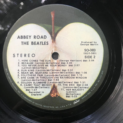 The Beatles : Abbey Road (LP, Album, RP, LA )