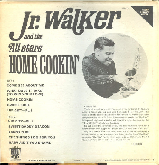Jr. Walker And The All Stars* : Home Cookin' (LP, Album)