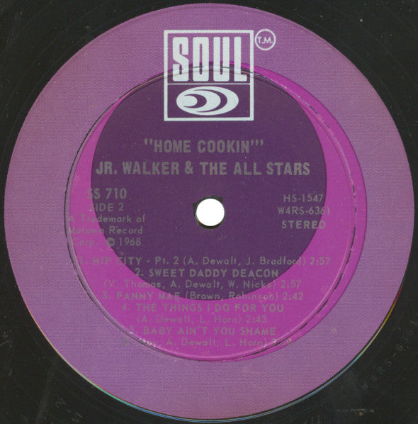 Jr. Walker And The All Stars* : Home Cookin' (LP, Album)