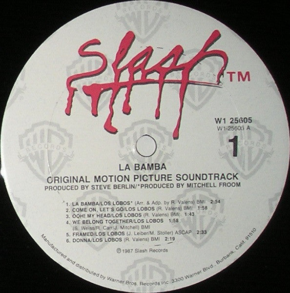Various : La Bamba ∙Original∙Motion∙Picture∙Soundtrack∙ (LP, Comp, Spe)