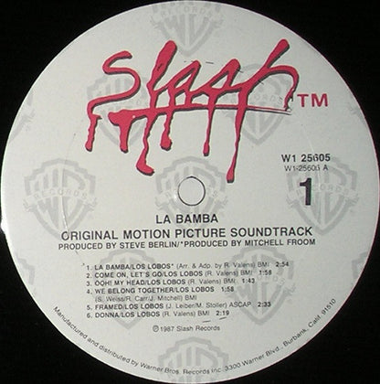 Various : La Bamba ∙Original∙Motion∙Picture∙Soundtrack∙ (LP, Comp, Spe)