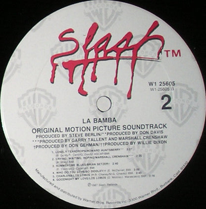 Various : La Bamba ∙Original∙Motion∙Picture∙Soundtrack∙ (LP, Comp, Spe)