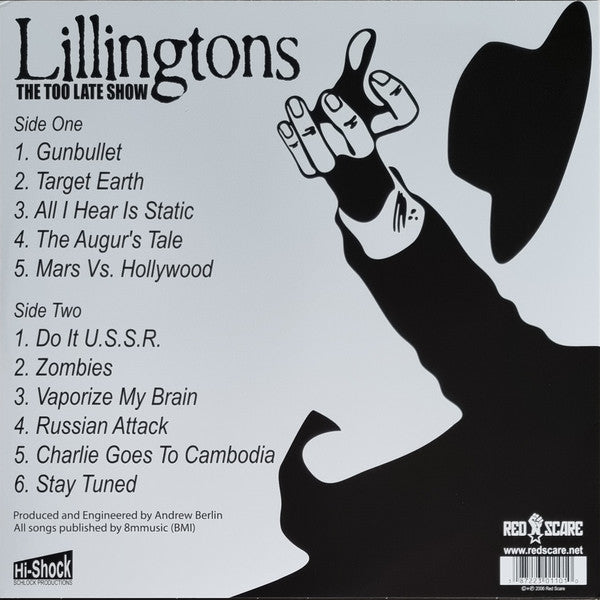 The Lillingtons : The Too Late Show (LP, Album, RE)