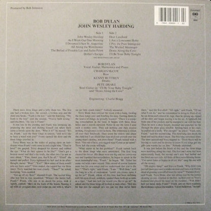 Bob Dylan : John Wesley Harding (LP, Album, RE)