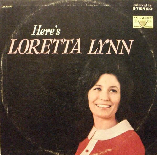 Loretta Lynn : Here's Loretta Lynn (LP, Comp, Pin)
