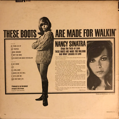 Nancy Sinatra : Boots (LP, Album, RP)