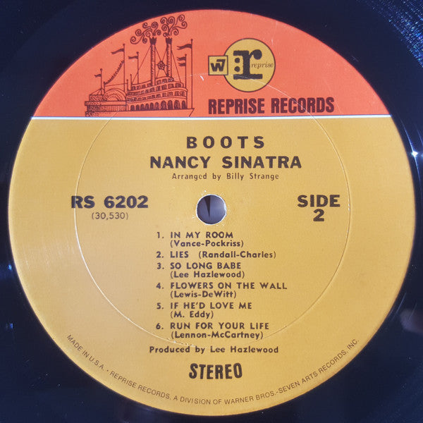 Nancy Sinatra : Boots (LP, Album, RP)