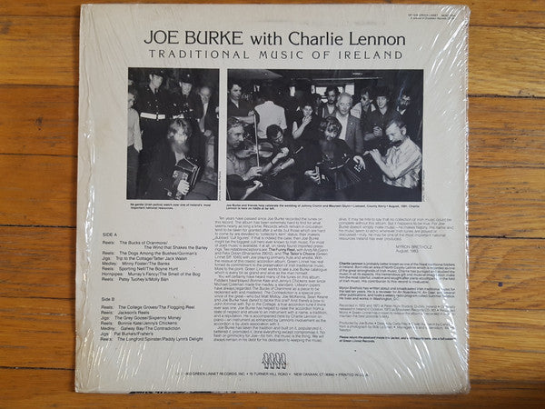 Joe Burke (2) : Traditional Music Of Ireland (LP, Album, Mono, RE)