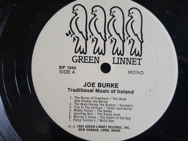 Joe Burke (2) : Traditional Music Of Ireland (LP, Album, Mono, RE)