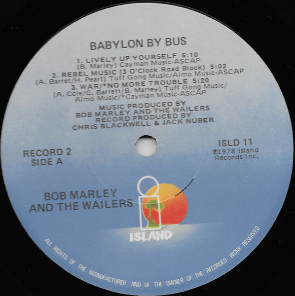 Bob Marley & The Wailers : Babylon By Bus (2xLP, Album, Win)