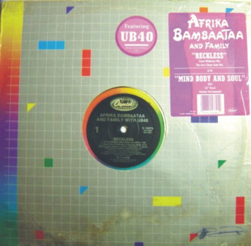 Afrika Bambaataa And Family* : Reckless (12", Maxi)