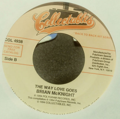 Brian McKnight : One Last Cry / The Way Love Goes (7", Single, RE)