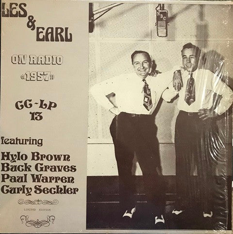Flatt & Scruggs : Les & Earl On Radio 1957 (LP, Album, Comp)
