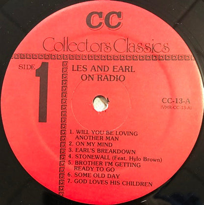Flatt & Scruggs : Les & Earl On Radio 1957 (LP, Album, Comp)