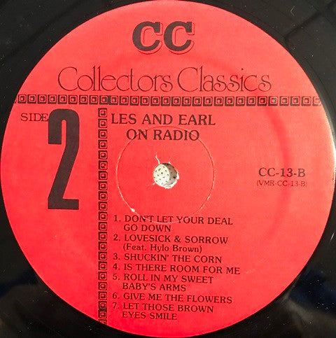 Flatt & Scruggs : Les & Earl On Radio 1957 (LP, Album, Comp)