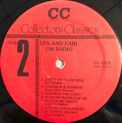 Flatt & Scruggs : Les & Earl On Radio 1957 (LP, Album, Comp)