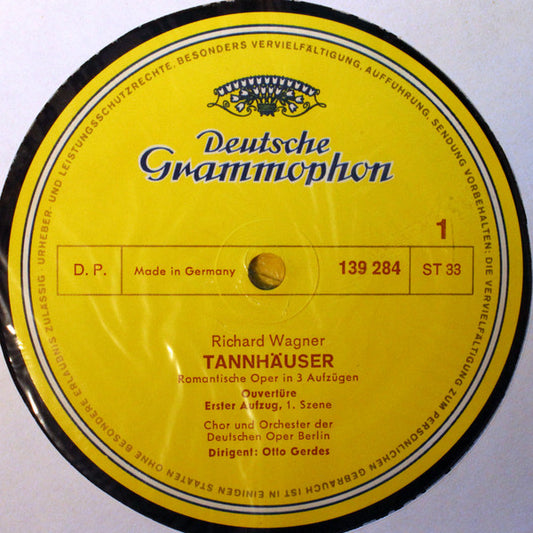Richard Wagner, Birgit Nilsson, Wolfgang Windgassen, Dietrich Fischer-Dieskau, Theo Adam, Chor Und Orchester Deutsche Oper Berlin*, Otto Gerdes : Tannhäuser (4xLP + Box, RE)