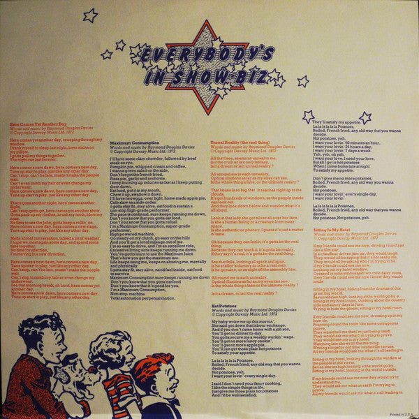 The Kinks : Everybody's In Showbiz (2xLP, Album, Roc)