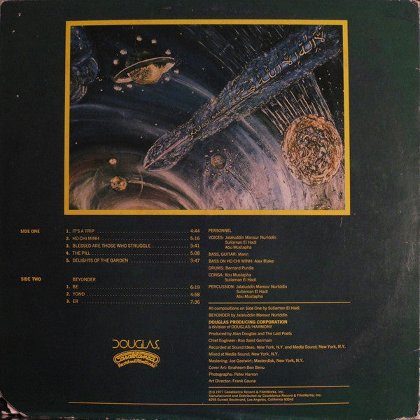 The Last Poets With Bernard Purdie : Delights Of The Garden (LP, Album, Ter)