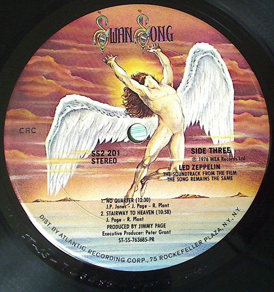 Led Zeppelin : The Soundtrack From The Film The Song Remains The Same (2xLP, Album, Club)