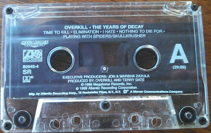 Overkill : The Years Of Decay (Cass, Album)