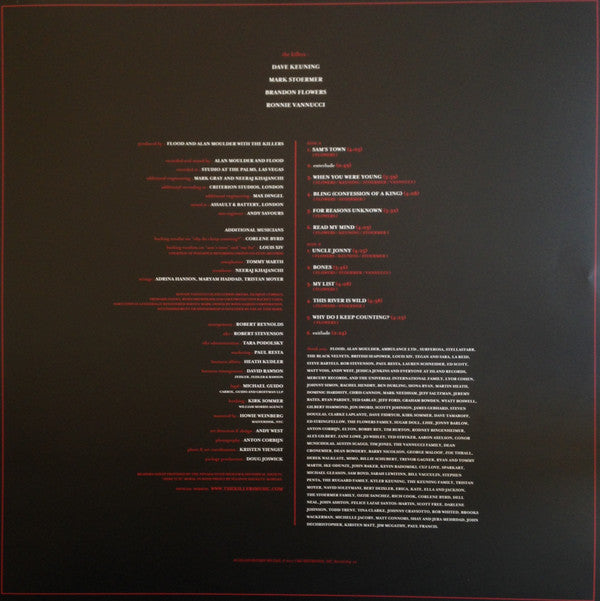 The Killers : Sam's Town (LP, Album, RE, 180)