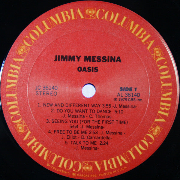 Jimmy Messina* : Oasis (LP, Album, Pit)