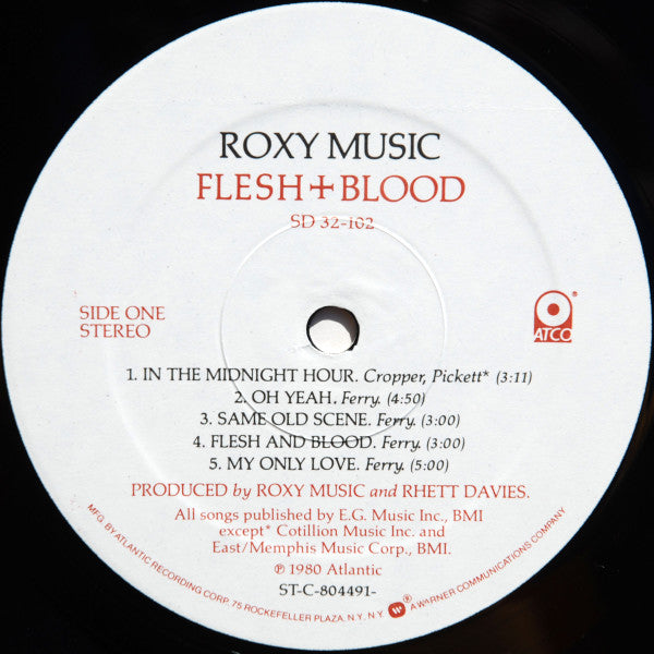 Roxy Music : Flesh + Blood (LP, Album, Spe)
