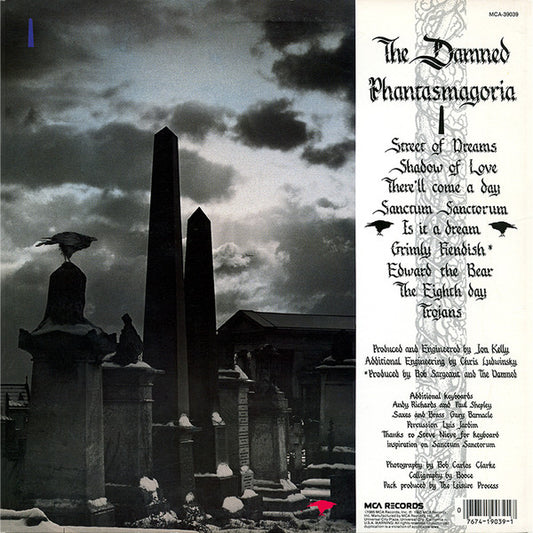 The Damned : Phantasmagoria (LP, Album, Glo)