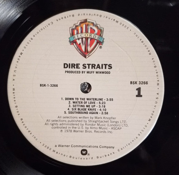 Dire Straits : Dire Straits (LP, Album, Club, Ter)