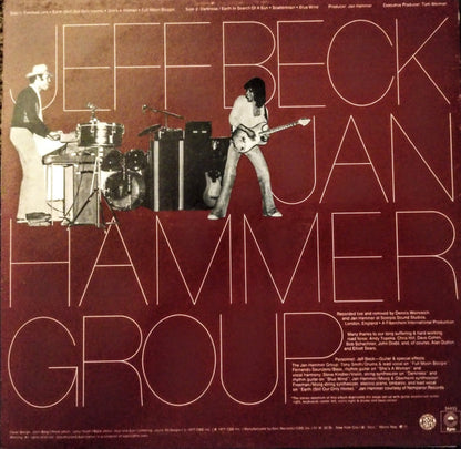 Jeff Beck With The Jan Hammer Group : Live (LP, Album, Pit)