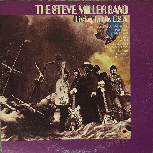 The Steve Miller Band* : Living In The U.S.A. (LP, Album, RE, Red)