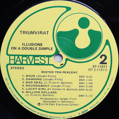 Triumvirat : Illusions On A Double Dimple (LP, Album, Win)