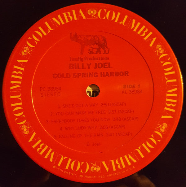 Billy Joel : Cold Spring Harbor (LP, Album, RE, Car)