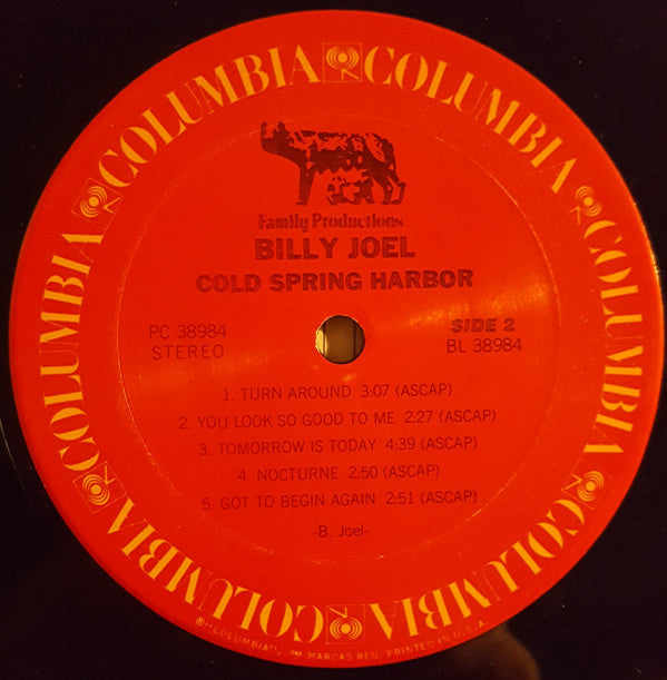 Billy Joel : Cold Spring Harbor (LP, Album, RE, Car)