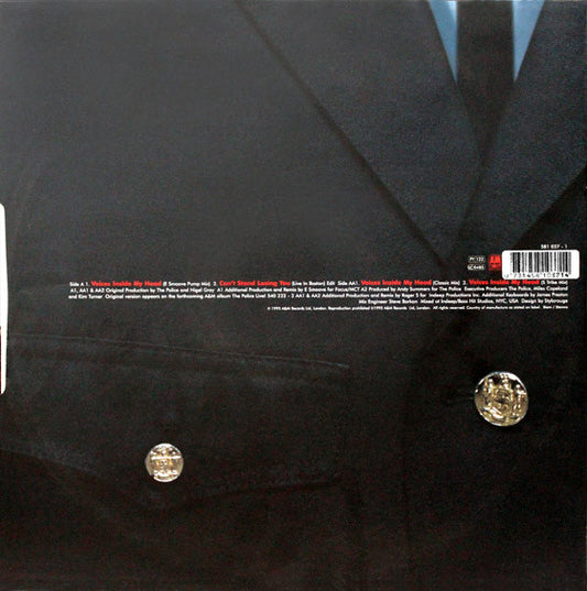 The Police : Can't Stand Losing You (Live) (12", Single)