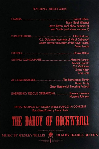 Wesley Willis : The Daddy Of Rock'n'Roll (DVD-V, NTSC)