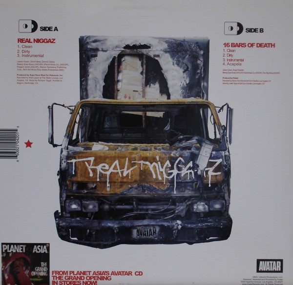 Planet Asia & Ghostface* : Real Niggaz (12")